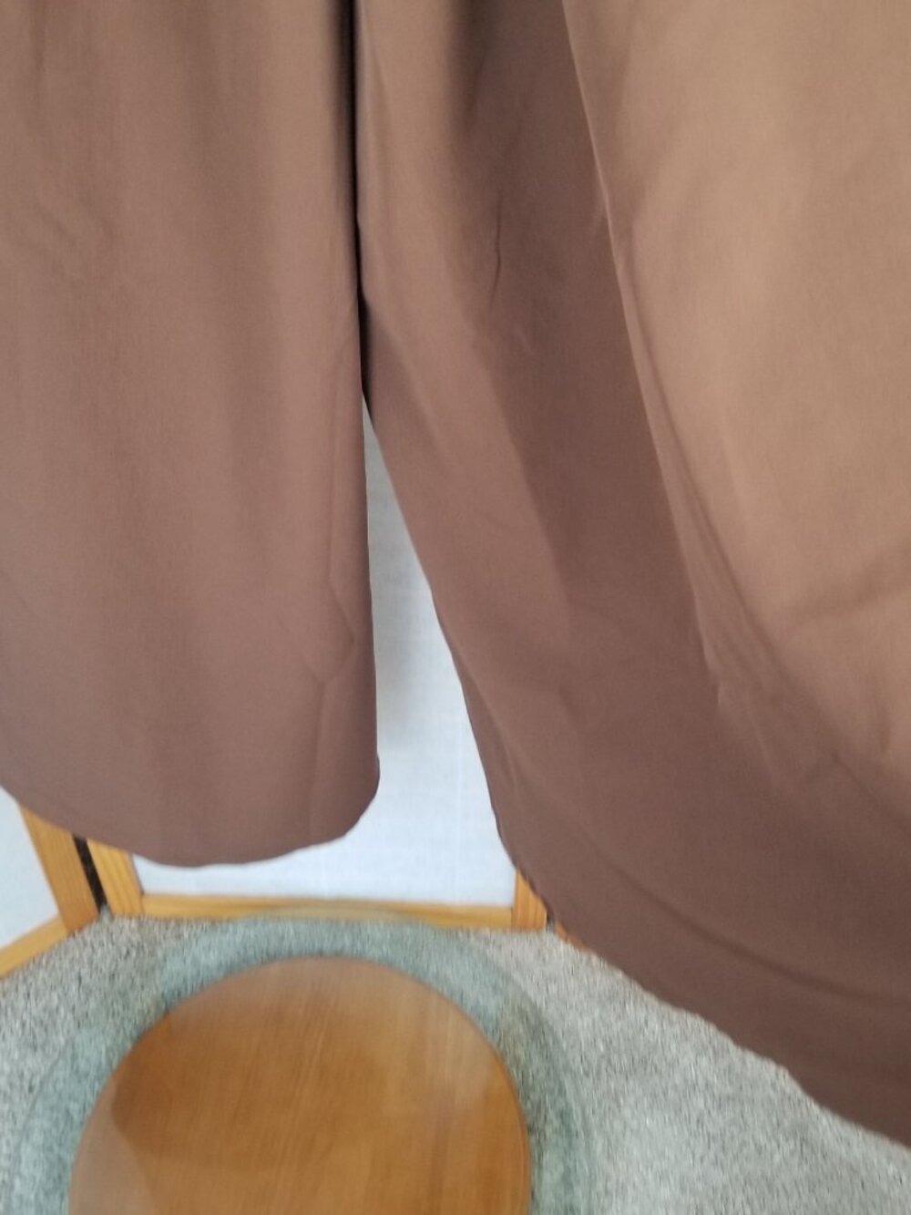 NEW Anthropologie Petra Christine Pants Brown Wide Leg Trousers Size Large NWT - Picture 8 of 10